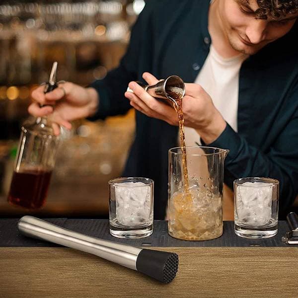 Cocktail sugerør i rustfritt stål