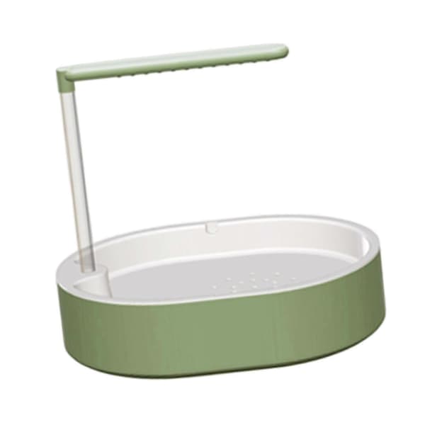 Papegøjefuglebadekar Lovebird Brusebad Parakit Badeboks Green