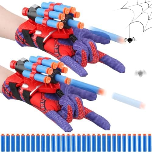 JONEG Web Shooters Leketøy for Barn, Leketøy for Gutter 3+ År, Bursdagsgaver