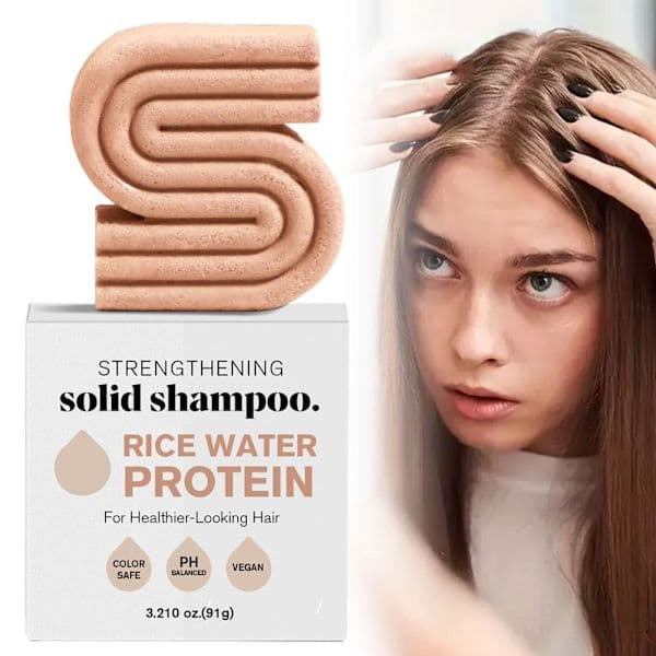 Stärkande schampo och balsamtvål med risvatten ProteinUU 2 st 1 set 2pcs 1set