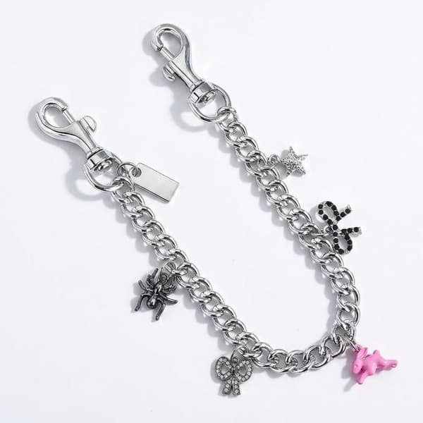 Väskberlock, söta handväskberlocker, väsktillbehörsberlocker, väskkedjor, handväskberlocker Rabbit Chain