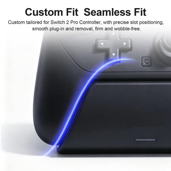 Opladningsdock til Switch 2 Pro Controller Opladeradapterstation Opladningsbasestativ