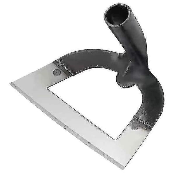 Kraftig gårdshakke, solid hageredskap i rustfritt stål for graving, planting, luking, erstatningshode for jordfreser