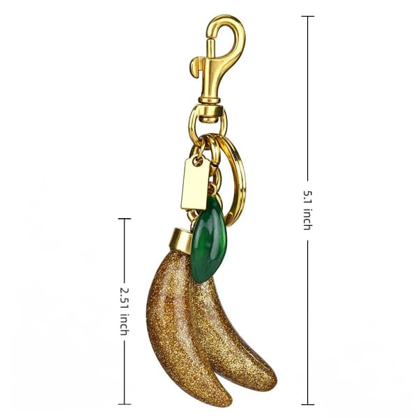 Väskberlocker för handväskor - Söt handväskkedjeberlock - Väskaccessoarer Berlocker för kvinnor Banana