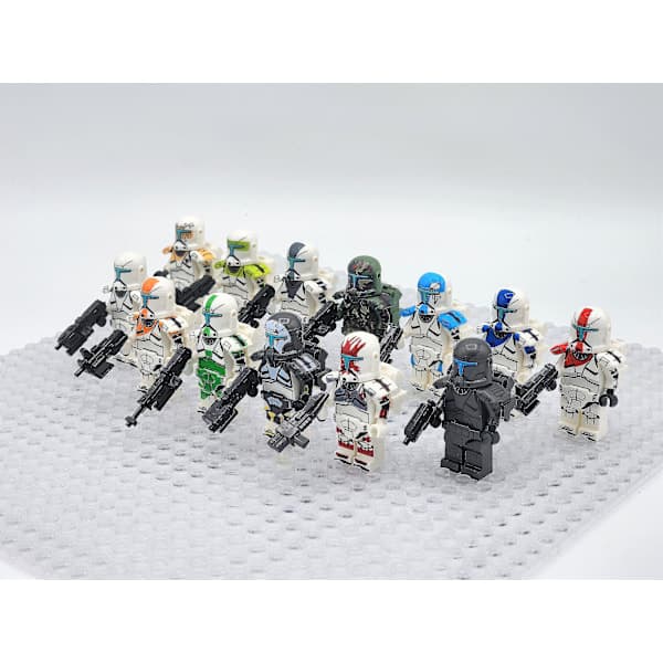 Star Wars Clone Commandos Delta Squad Sortiment 13 Byggklossleksaker