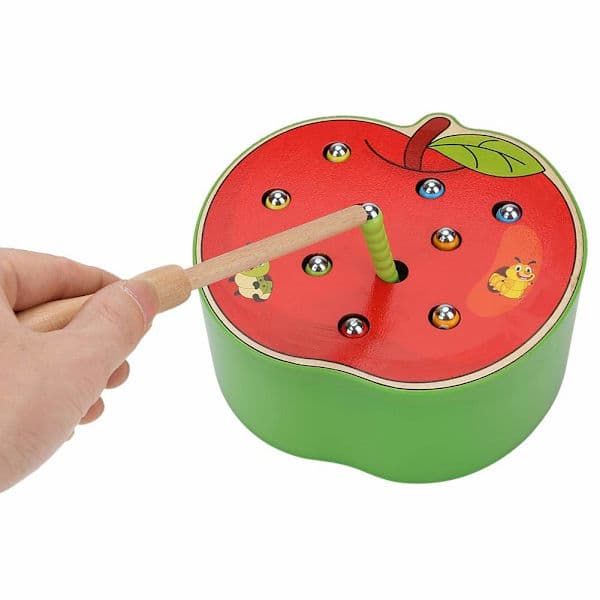 Hauska lautapeli Baby Fruit Shape Catch (Omena)