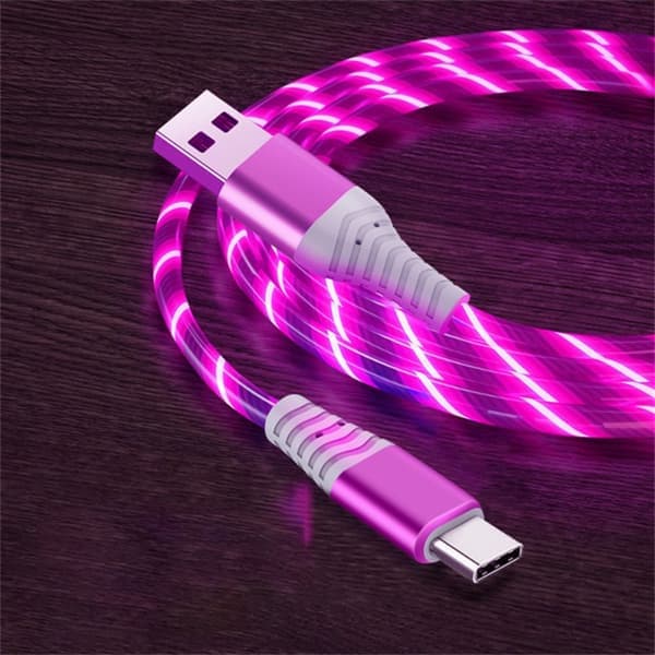 2 st Streaming Datakabel Mobiltelefon Laddningskabel Flerfärgad Mikro - Mikro Multicolor Micro-Micro
