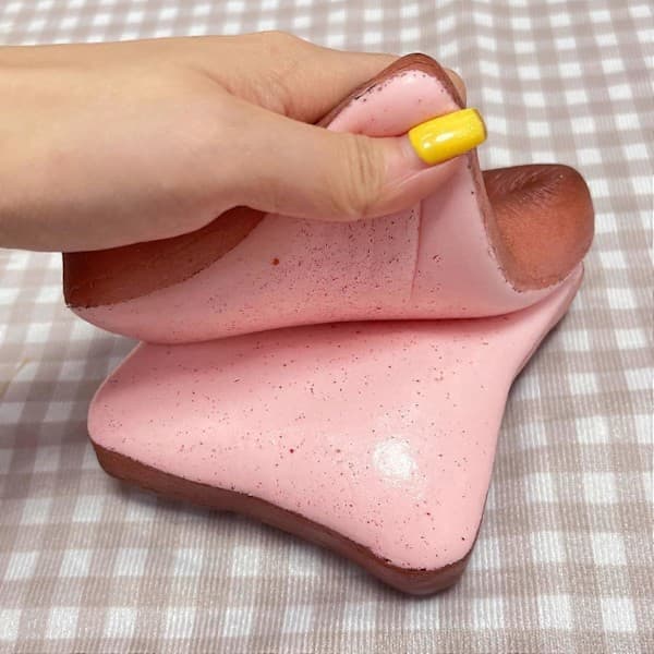 Brød Smør Squishy, Langsomt Stigende Squishy, Julegave Strømper, Stressbolde, Stresslindring og Fidget Legetøj til ADHD