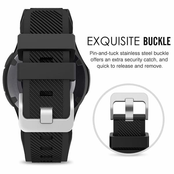 Samsung Gear S3 Frontier/Classic ranneke - musta