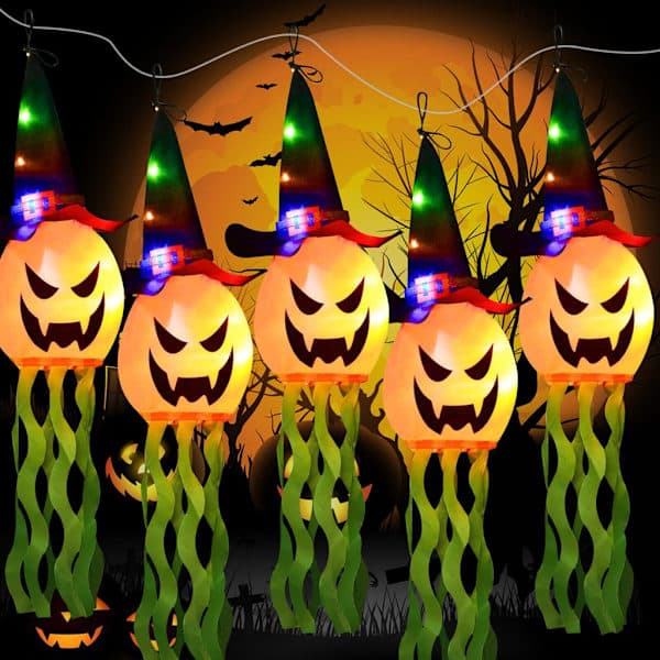LED Halloween Spøkelsesfestlys 3m × 60cm