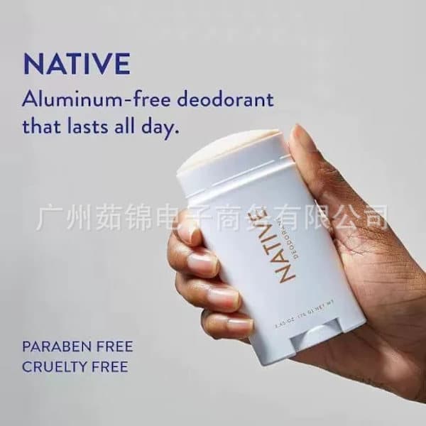 Native Deodorant 3-pack, naturliga ingredienser, 24-timmars långvarigt luktskydd