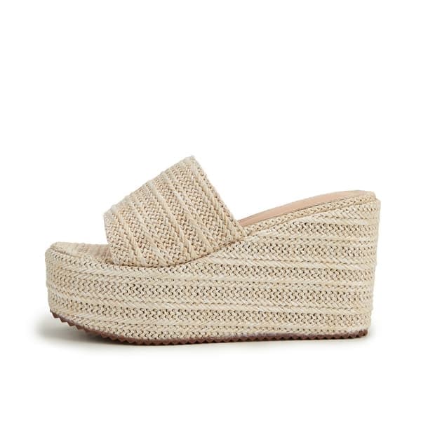 Platform-espadrillit, aprikoosi, koko 37 apricot 37