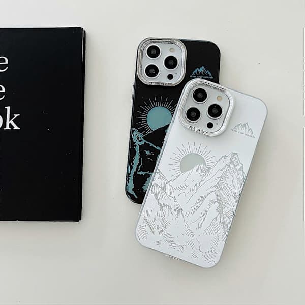 Kotelo iPhone 13 Pro Max TPU+PC Galvanointi Aurora Matkapuhelinkotelo