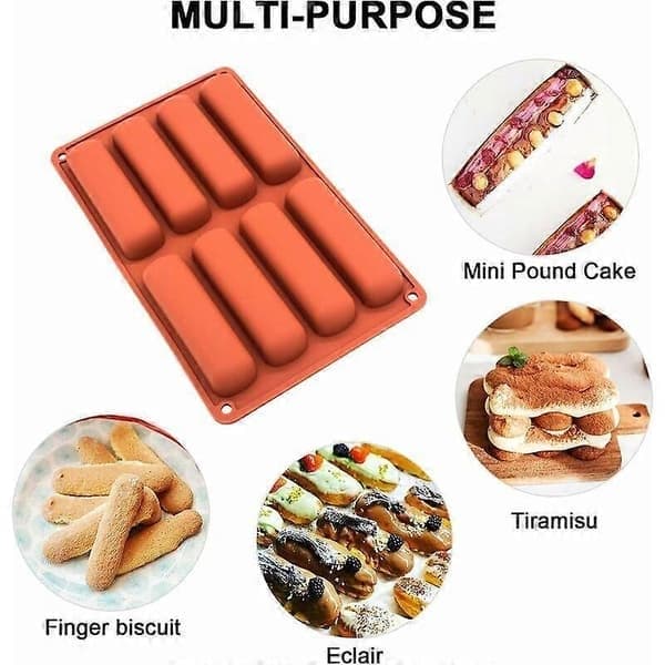 Silikonbakform för proteinbars, non-stick & ugnssäker, livsmedelsgodkänd [JUN] av [XR]