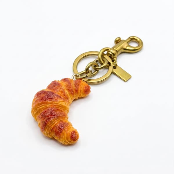Väskberlocker för handväskor - Söt handväskkedjeberlock - Väskaccessoarer Berlocker för kvinnor Croissant
