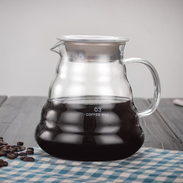 Handbryggd kaffekanna i glas 800ML 800ml 800ml
