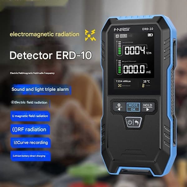 FNIRSI ERD-10 Elektrisk Elektromagnetisk Strålningsdetektor