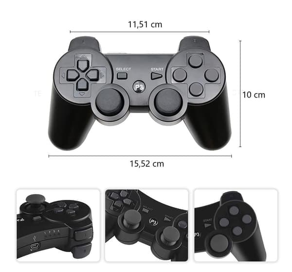 Trådløs controller - Controller til PS3-kompatibel 1-pak 1-Pack