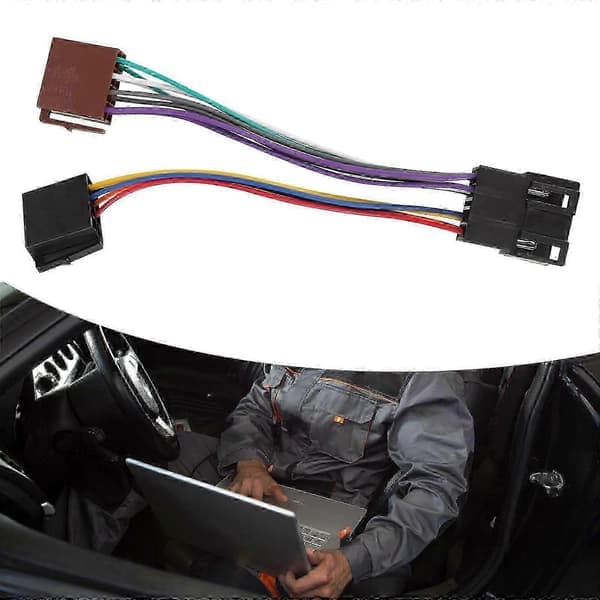 Universal bilstereo hun-adapterkabel med ABS-materiale til stabil bil-audiosystemforbindelse Nem installation