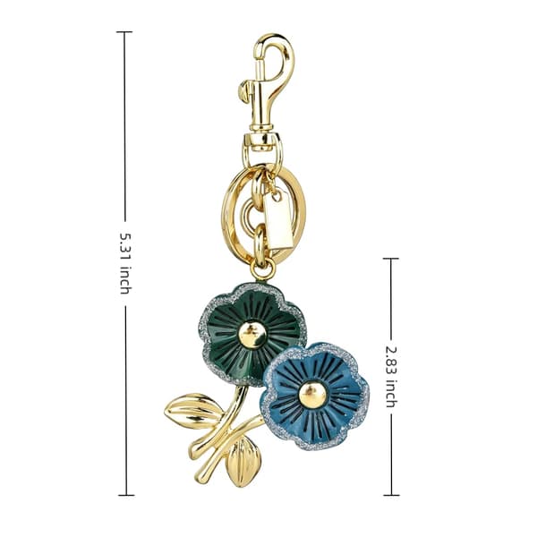 Väskberlocker för handväskor - Söt handväskkedjeberlock - Väskaccessoarer Berlocker för kvinnor 2 Flowers