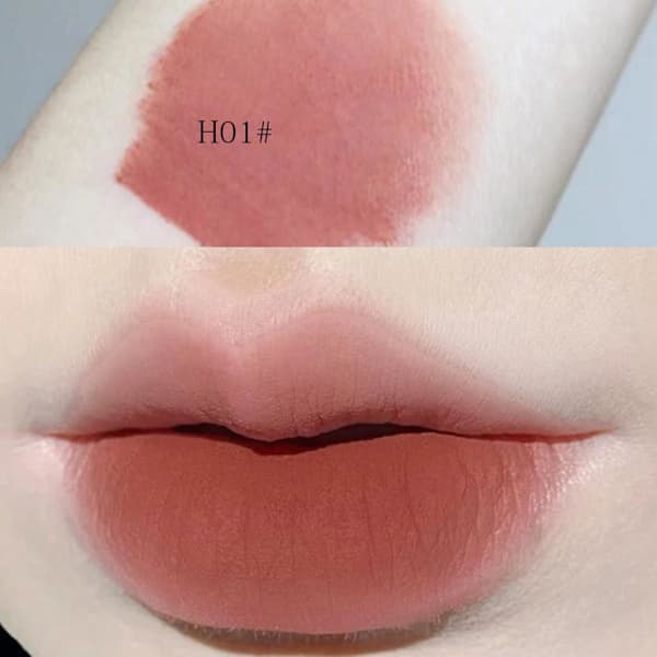 Fløjl Læbestift Lip Gloss Langvarig Læbeglans Fløjl Mat Læbestift Fuld Blød Let J9y0 H01# one-size H01# one-size