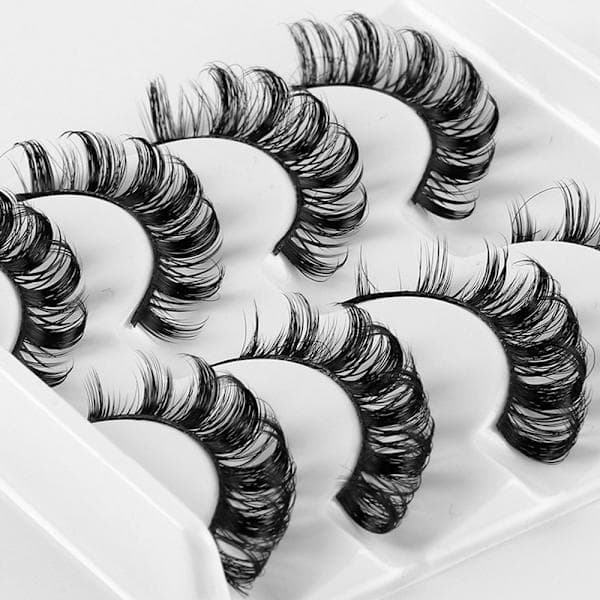 4 par lösögonfransar Ryska Strip Lashes 4002 4002 4002 4002