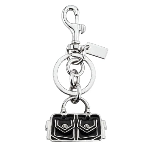 Väskberlock, söta handväskberlocker, väsktillbehörsberlocker, väskkedjor, handväskberlocker Handbag Black-Silver