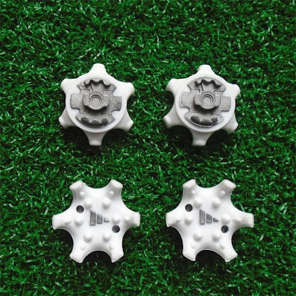 16 stk. TPR Golf Spikes Pins - 1/4 Drejning Quick Twist Sko Studs Erstatning