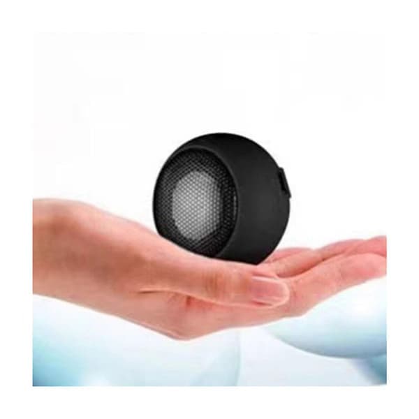 3,5 mm Mini Bærbar Hamburger Højttaler til Mobiltelefon Tablet PC Fg Db, Sort Black