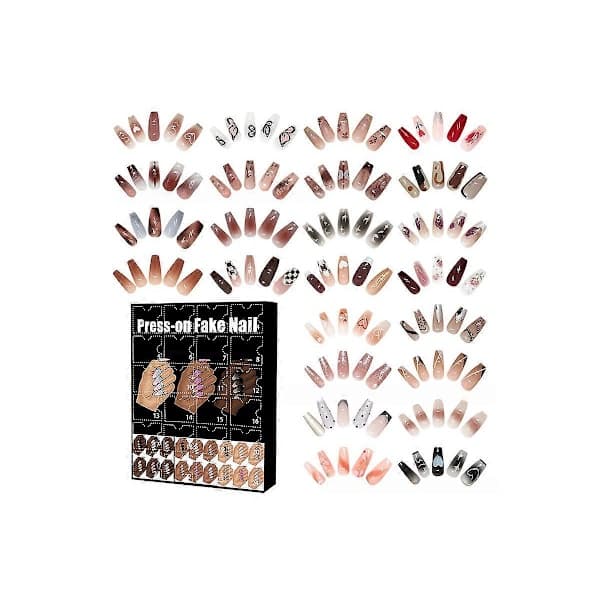 Julkalender Nagelset 2025 Advent Helg Lösnaglar-FM-{KDO}