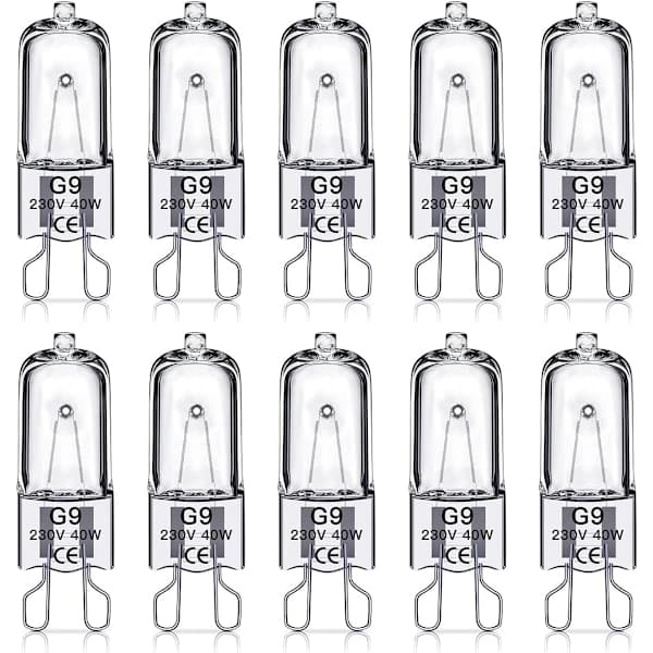 G9 Halogenlampor 40W, 230V, 10-pack 40W