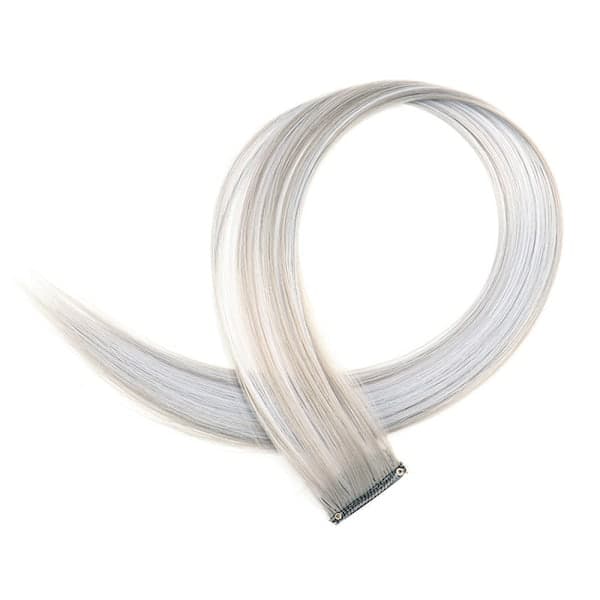 10 stk Clip-in Hårforlengelser Lys Grå Lys Grå LightGrey
