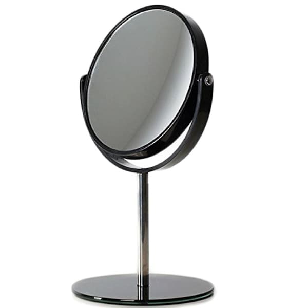 UNIQ Makeupspejl med sokkel Sort/sort