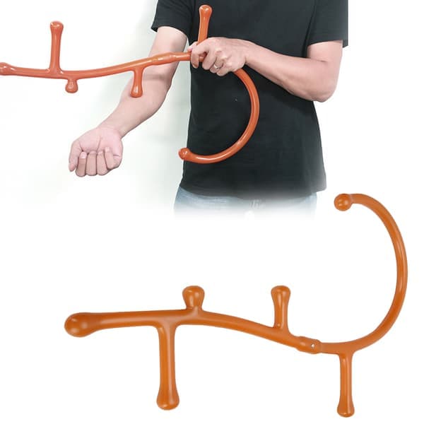 Trigger Point Ryggmassager Muskelspänning och Smärtlindring Handhållen Massagestav