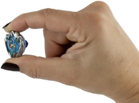 Verdens Mindste Beyblade X Samlesæt med 3 - Orange - Gul - Blå