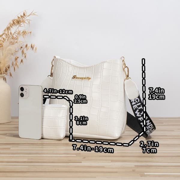 Skuldertaske Crossbody-taske, Sort black