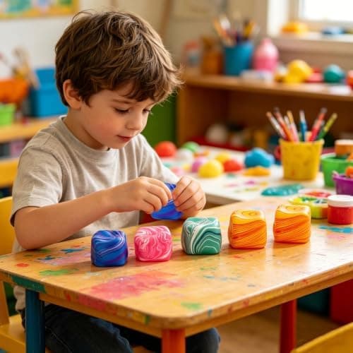 Squishy Fidget Legetøj 2-pak Jumbo Stress Terning Bulk Tilfældig Langsom Stigning Squishies Klemmelegetøj til Angstdæmpning Stressbolde til Voksne Sensorisk