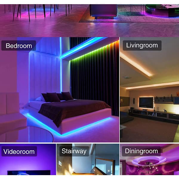 20M LED-nauhat Bluetooth-sovellusohjauksella