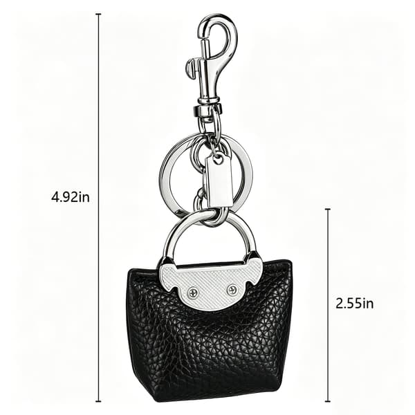 Väskberlock, söta handväskberlocker, väsktillbehörsberlocker, väskkedjor, handväskberlocker Handbag - Black