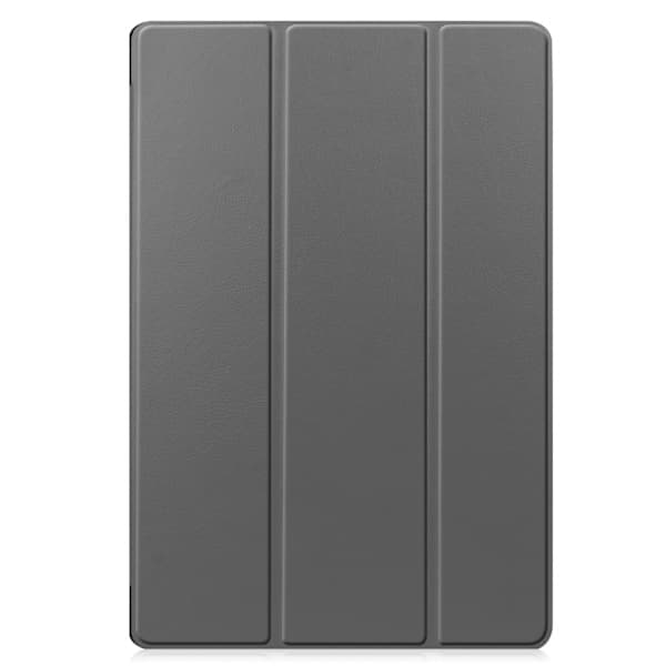 Samsung Galaxy Tab S7 Plus/FE/Lite Trefoldbart deksel PU-skinn/PC grå