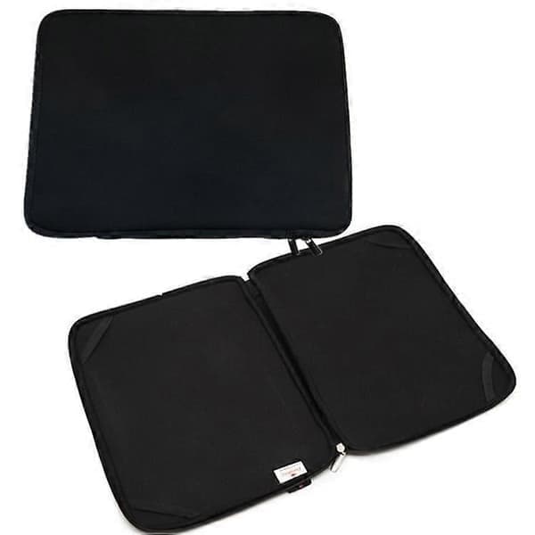 A03 13-tommer bærbar taske i neopren, bæretaske til notebook, tablet-mappe, sort Black