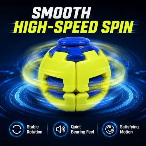 Tryk for at dreje sensorisk fidget-bold, 3D ergonomisk sfærisk stresslegetøj