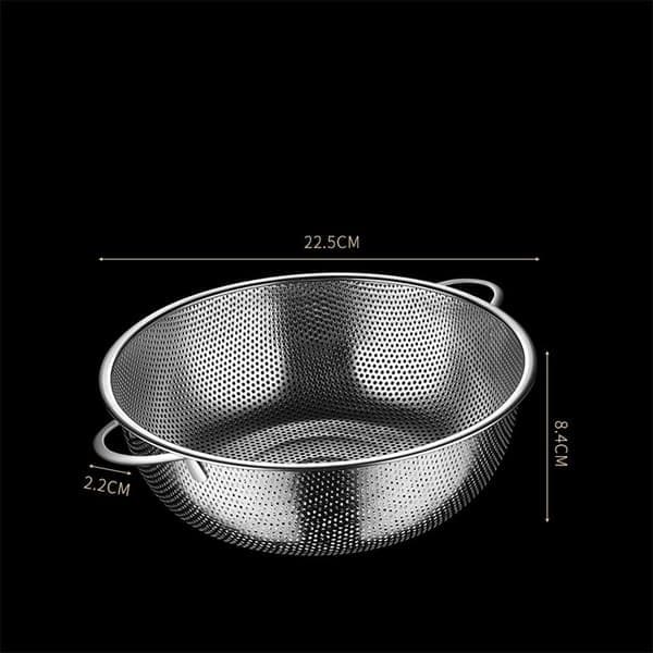 Tiheäsilmäinen siiviläkori, hopea, 19,5 cm, 1 kpl Single Sing 19.5cmSingle Sing