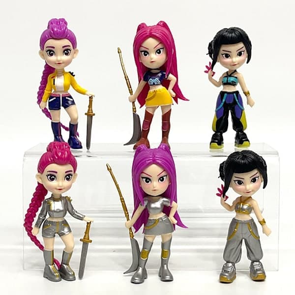 K-POP Demon Hunter Figur Blind Box Trendig Leksaksdocka Prydnader (6 Figurer)