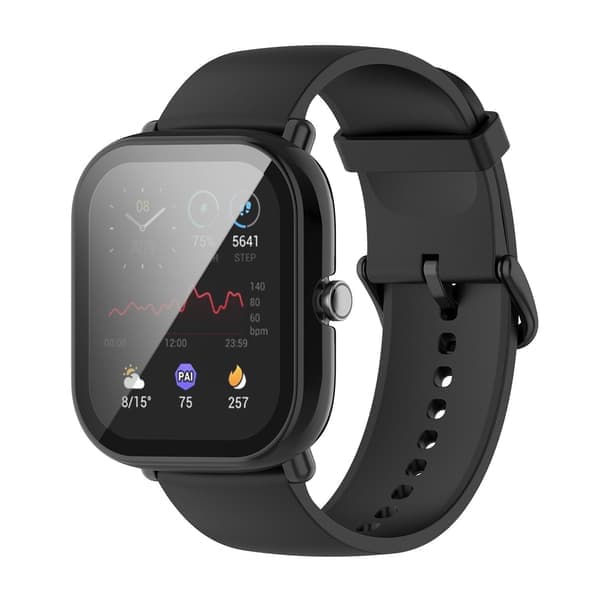 Etui+film PC Hærdet Glas til Amazfit GTS 2 Mini Pink pink
