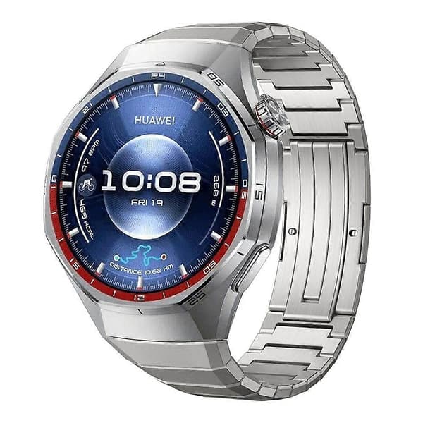 Til Huawei Watch GT 6 Pro 46mm Titaniumlegering Rem Bambusled Urrem - Titanium Multicolor Titanium