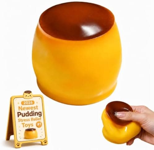 Knasende budding Squishy Asmr perlefyldt, Knasende budding Squishies Pudding
