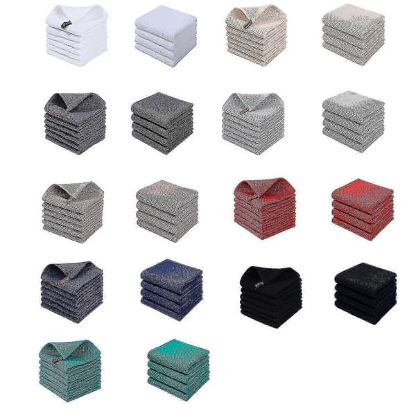 6-pack 100 % bomullsfrotté kökshanddukar diskrengöring med hängögla S202412306944 Apricot 34*73cm