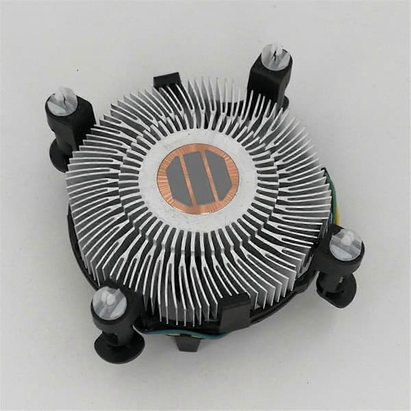CPU Køleventilator 4-Pin Stik CPU Køler med Kobberrende til I3/I5/I7 Socket 1150/1151/1155/