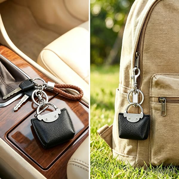 Väskberlock, söta handväskberlocker, väsktillbehörsberlocker, väskkedjor, handväskberlocker Handbag - Black